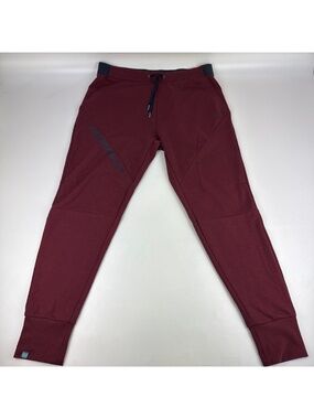 DYNAFIT Mens Size US L x 30in Jogger Pants Burgundy Performance